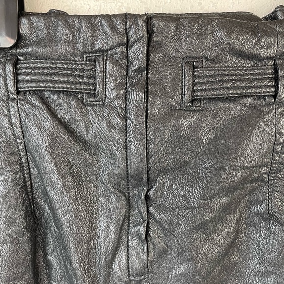 NWT Free People Faux Leather Skirt Size 10 - Picture 5 of 6